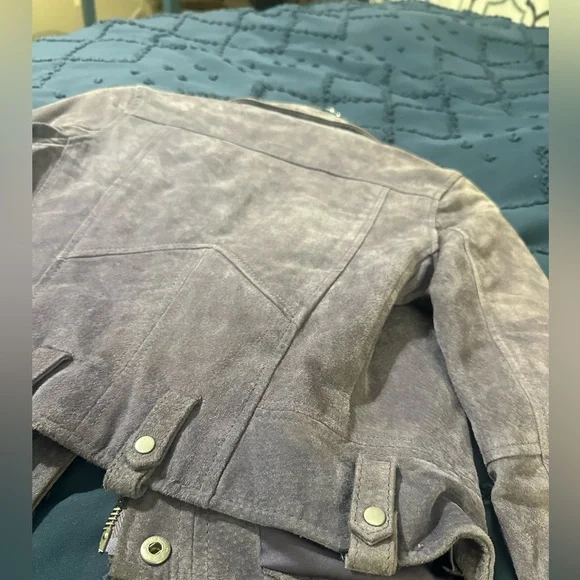 Blank NYC Purple Suede Twilight jacket - Picture 10 of 12